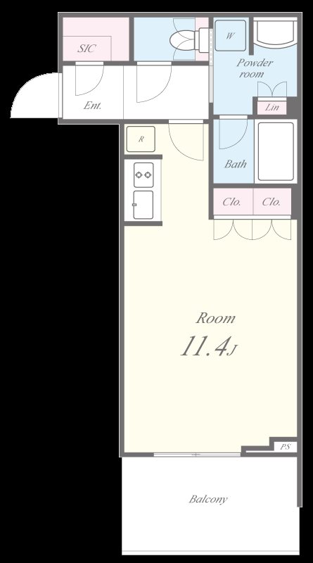 プラウドタワー小岩ファースト 間取り図