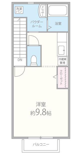コージーコート(吹田) 202号室 間取り