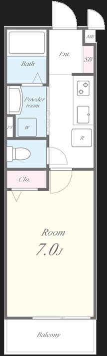 アップル塚本 間取り図