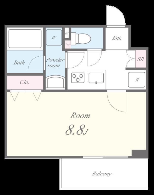 レーヴ・マノワール 間取り図