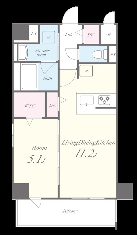 トリアノン塚口 間取り図