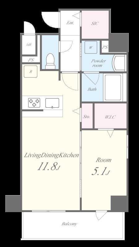 トリアノン塚口 間取り図