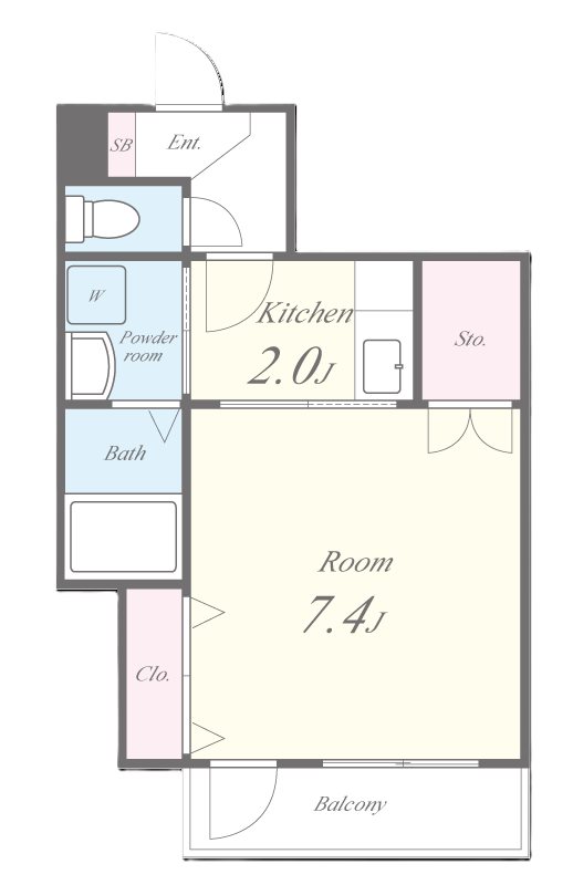 グリーンコート愛宕 間取り図