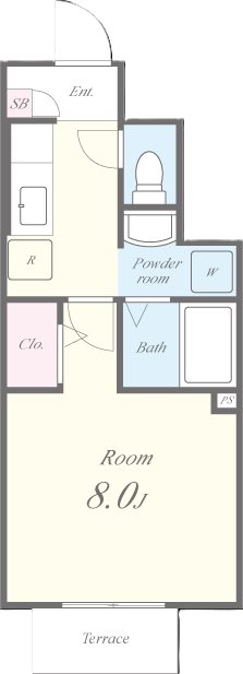 アイリスセカンド 間取り図