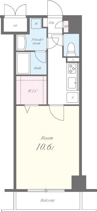 soleil神楽坂 間取り図