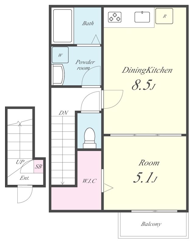 アンクルール南柏 間取り図