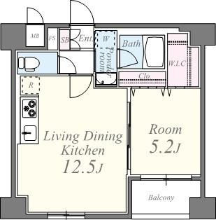 J-FIRST CHIYODA 間取り図