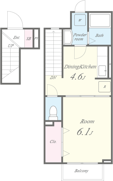 ギャラン・コートⅡ 間取り図