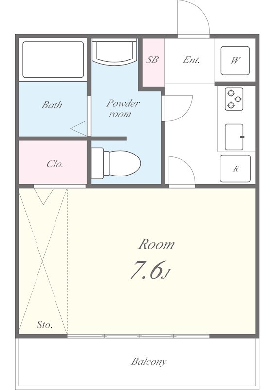 ファンタジア 間取り図