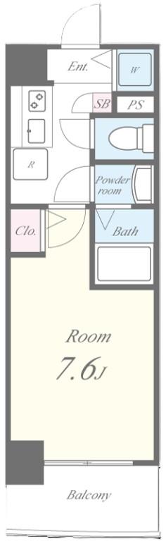 ブルーノート 間取り図