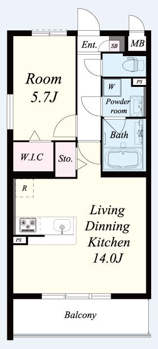 アムール京都仁王門 間取り図