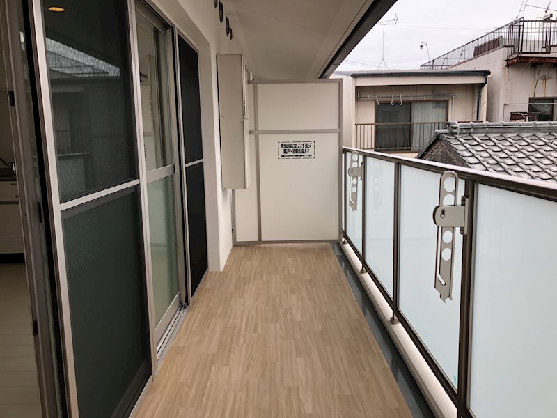 アムール京都仁王門 ベランダ