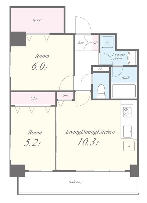 プロスペランド府中 間取り図