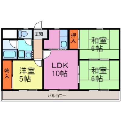 ルミエール織田 間取り図