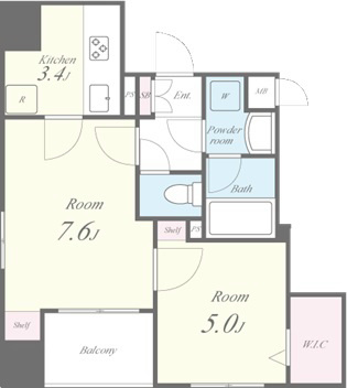 AVENIR東麻布 間取り図