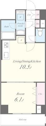 フルール・ラ・メール 間取り図