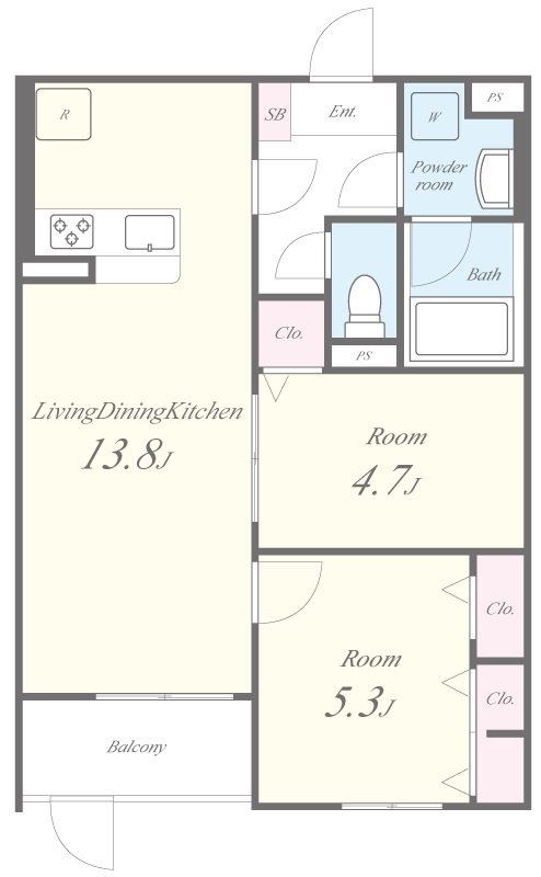 クレアトゥール 間取り図