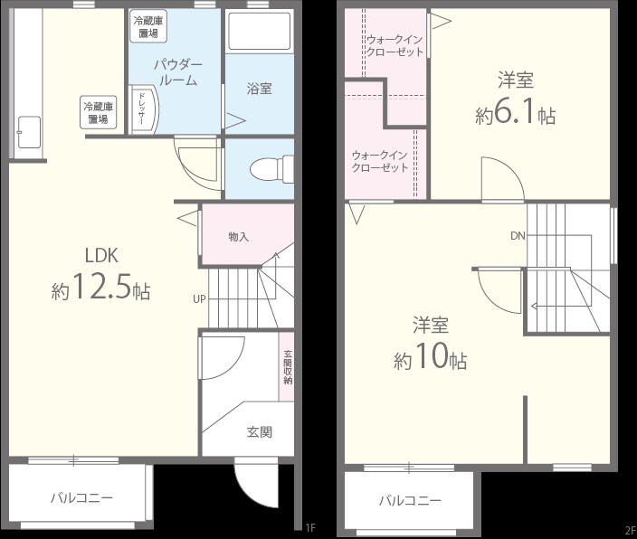 グレイスアニバーサリー東館 間取り図
