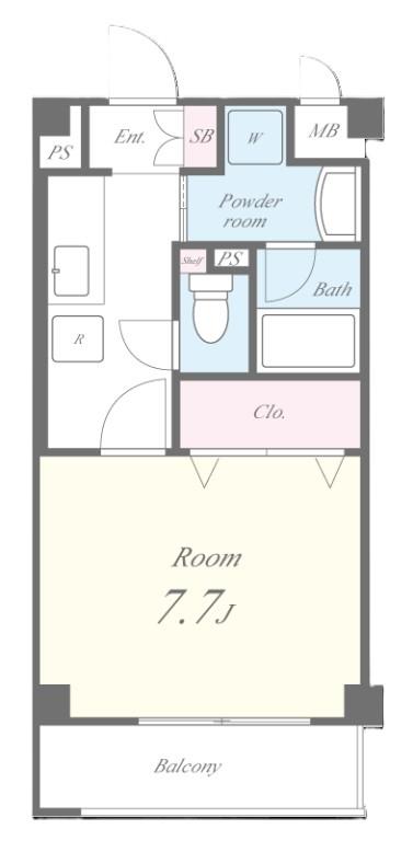 サンメルシー 間取り図