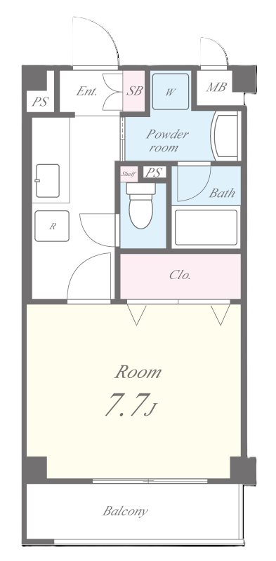 サンメルシー 間取り図