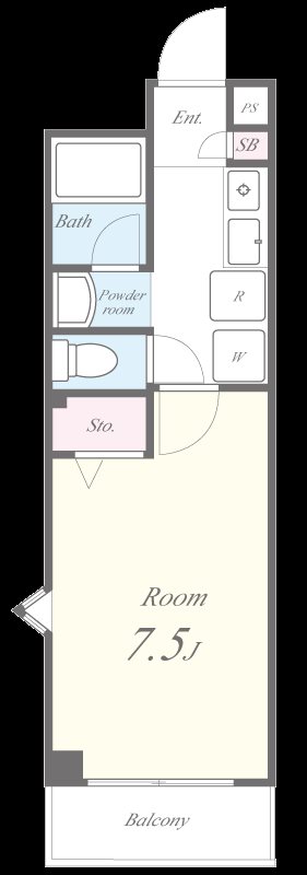 ユタカマンション 間取り図