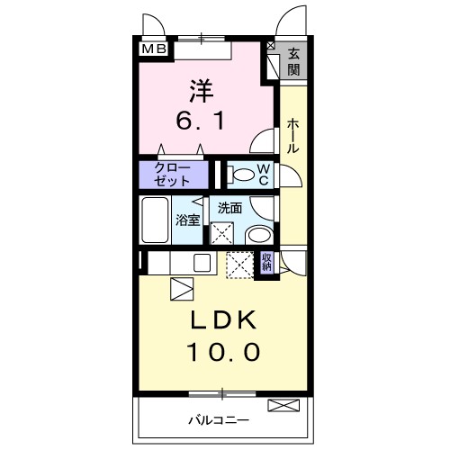 インペリアルライフ 間取り図