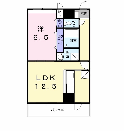 ウエストワン東大阪 間取り図