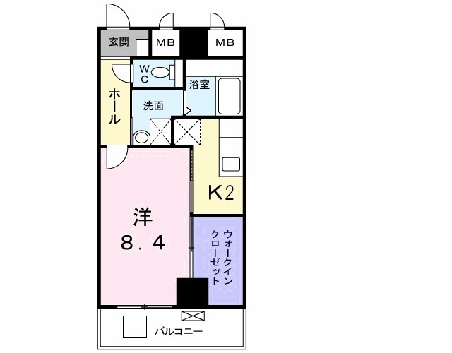 ウエストワン東大阪 間取り図