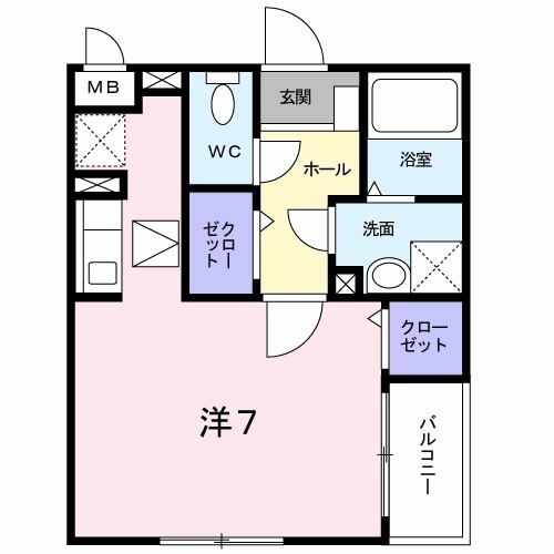 エム・ソーレ 間取り図