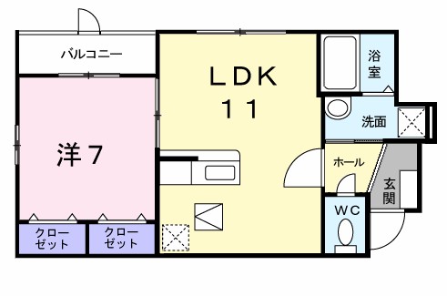 コートドールⅡ 間取り図