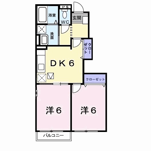 パーシモンハウス 間取り図