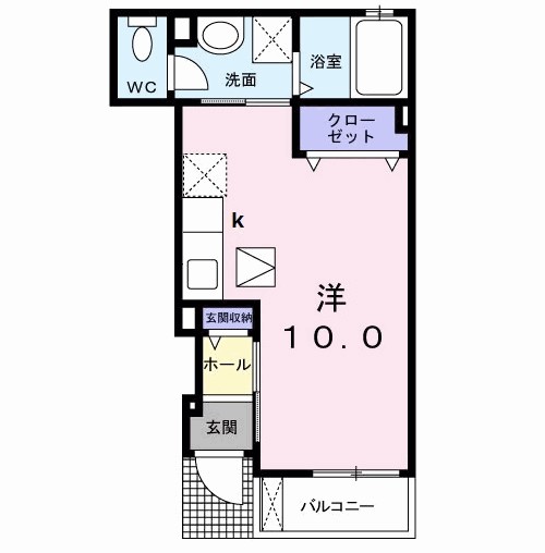 プレーゴ参道 間取り図