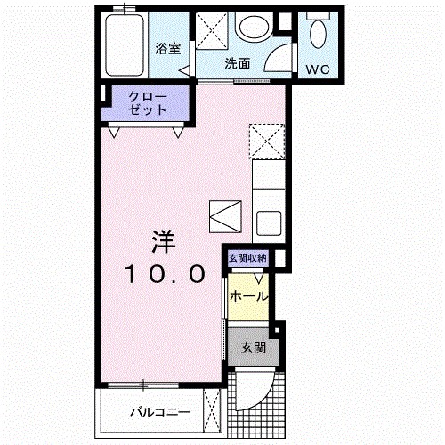 プレーゴ参道 間取り図