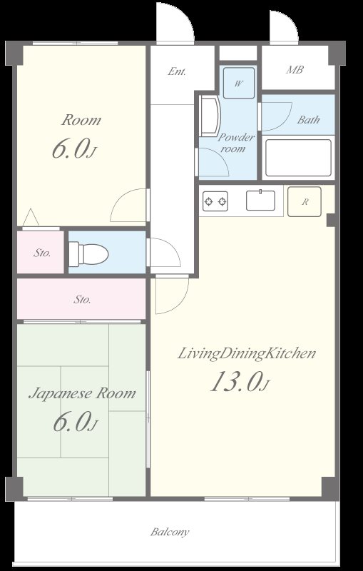 ネストクレール 間取り図