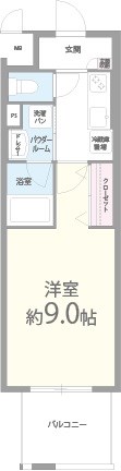 ヘスティア神戸 703号室 間取り