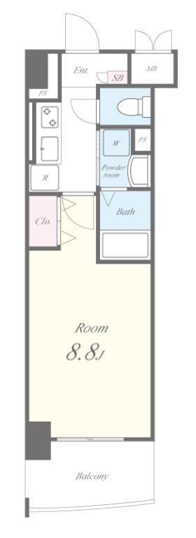 ニューボンデージ 間取り図