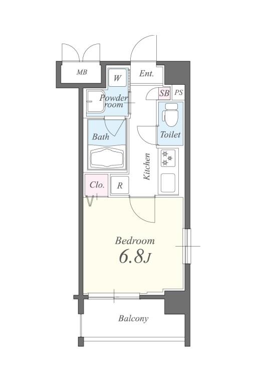 SUPURUSE板橋弐番館 間取り図