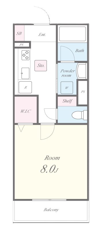 リプライネ中楠 間取り図