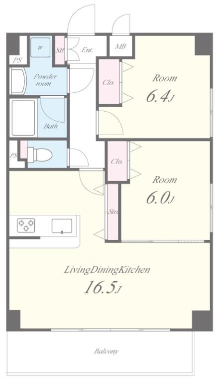 ヴィラエクセル 間取り図