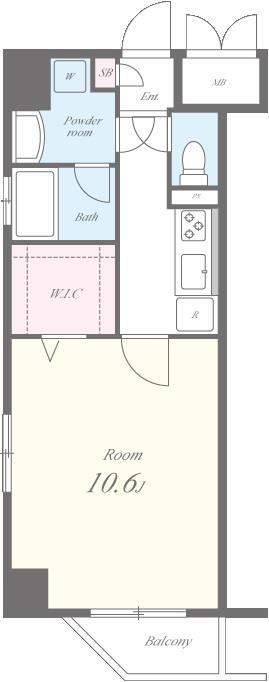 soleil神楽坂 間取り図