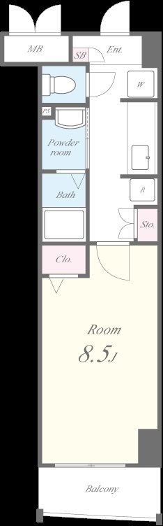 ｳﾞｪﾙ ｺﾝｼｪｰﾙ 間取り図