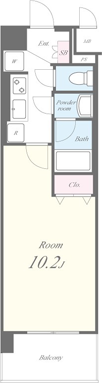 シェソワ堺七道 間取り図