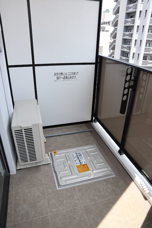 ドゥ バーグ渡辺通 ベランダ