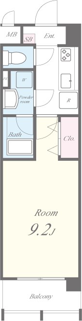 ファシルカワト 間取り図