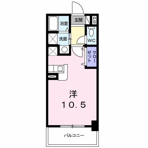 アット長田 間取り図