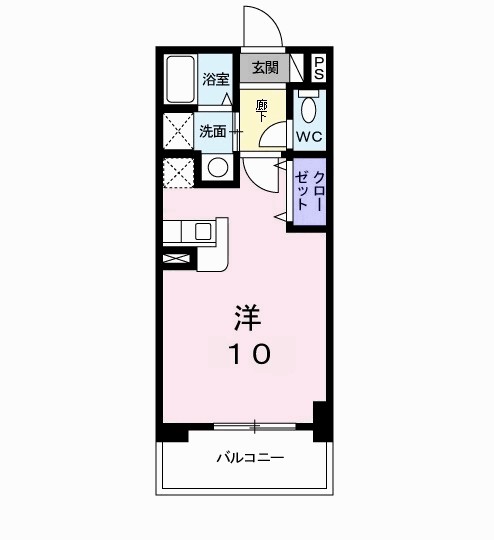 アット長田 間取り図