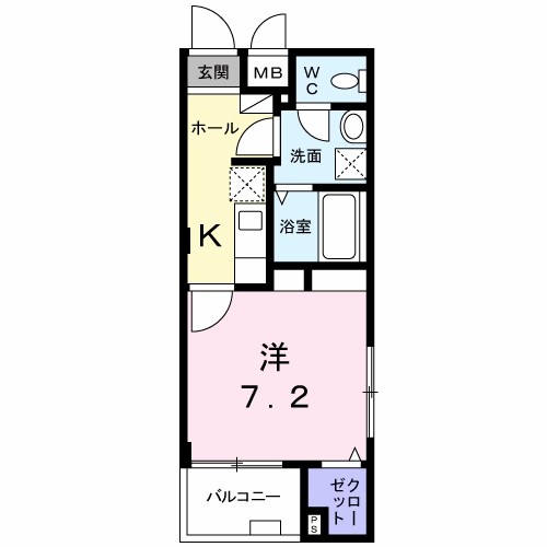 クロワール　長田 間取り図