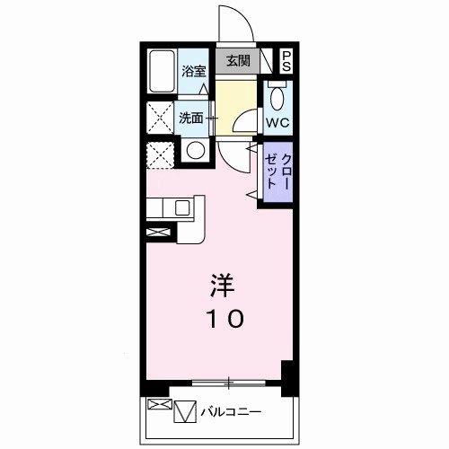 アット長田 間取り図