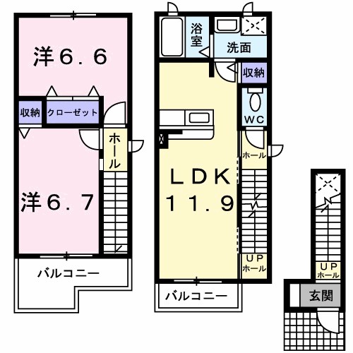 ミルト池島Ⅱ 間取り図