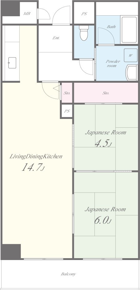 エルソレーユ 間取り図